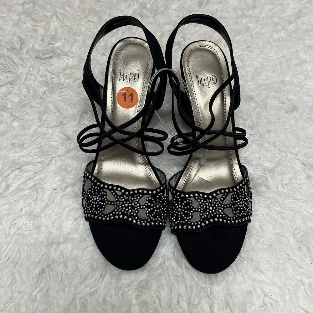 Impo Venus Wedge Sandals black size 11M, Glam, special occasion, weeding, work